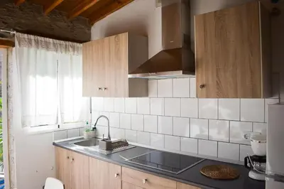 Una cocina o zona de cocina en Casa pitita