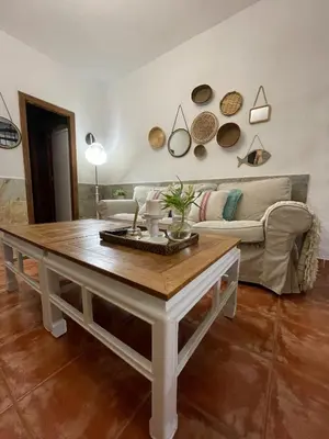Zona de estar de Vista Faro Sardina