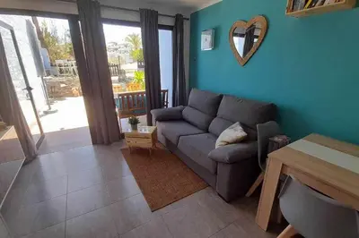 Zona de estar de Vistas de Ensueño al Mar en Playa del Águila