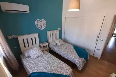 Cama o camas de una habitación en Vistas de Ensueño al Mar en Playa del Águila
