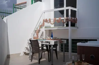 Un balcón o terraza de Melina