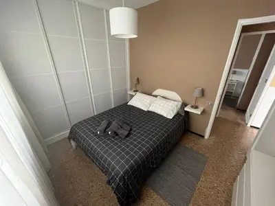 Cama o camas de una habitación en La Garita Bay Apartments