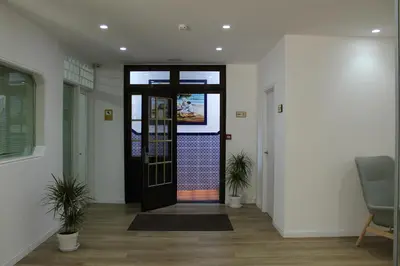 El vestíbulo o zona de recepción de Apartamentos Fayna