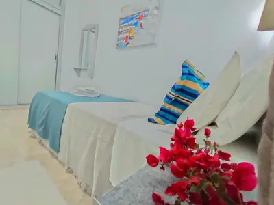 Cama o camas de una habitación en Playa del Ingles, 4 min a pie de la playa