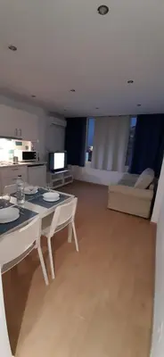 Una televisión o centro de entretenimiento en Appartment Yumbo Playa del Ingles