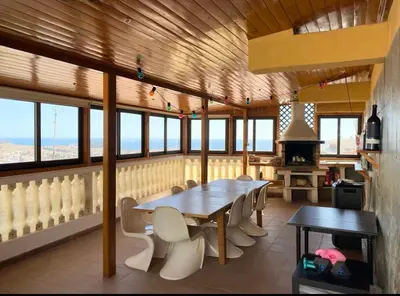 Zona de estar de Big 2 bedrom in Arguineguin, Loma dos