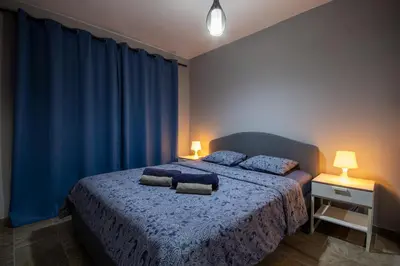Cama o camas de una habitación en Adrian Apartment