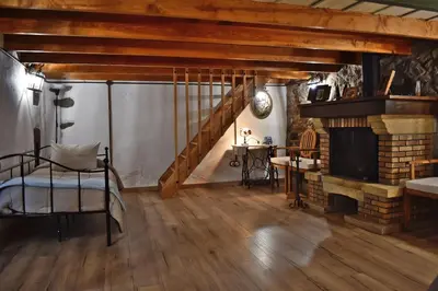 Cama o camas de una habitación en CASA MAMA LOLA-CA'PEÑATE