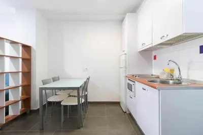 Una cocina o zona de cocina en LA CICER BEACH APARTMENT ll