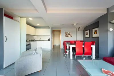 Una cocina o zona de cocina en Incredible terrace ocean views By CanariasGetaway