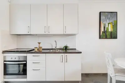 Una cocina o zona de cocina en Moderno Triplex Sonneland