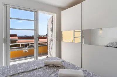 Cama o camas de una habitación en Moderno Triplex Sonneland