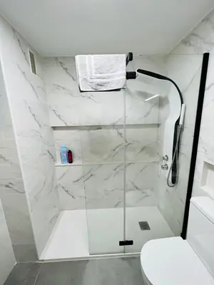 Un baño de Apartamento Parque Jardín