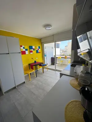 Una cocina o zona de cocina en Estudio mondrian
