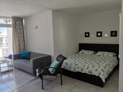 Cama o camas de una habitación en Seaside bungalow