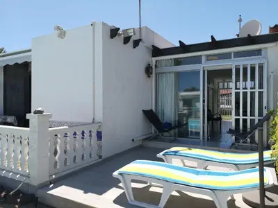 Un balcón o terraza de Seaside bungalow