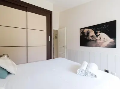 Cama o camas de una habitación en Orinoco Suites Puerto Rico