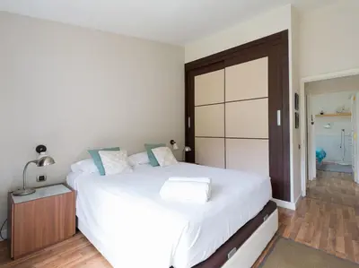 Cama o camas de una habitación en Orinoco Suites Puerto Rico
