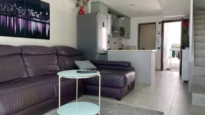 Zona de estar de Holiday home with great views and Pool