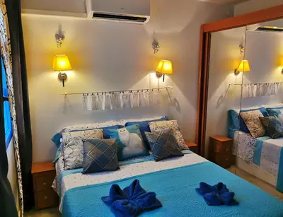 Cama o camas de una habitación en CASA GUAPA Maspalomas Playa de l'ingles