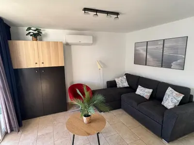 Zona de estar de Bungalow Tauro
