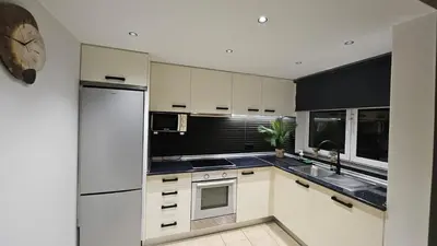 Una cocina o zona de cocina en Bungalow Tauro