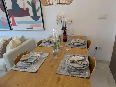 Zona de estar de BIG sun terrace renovated 2-bedroom luxury duplex