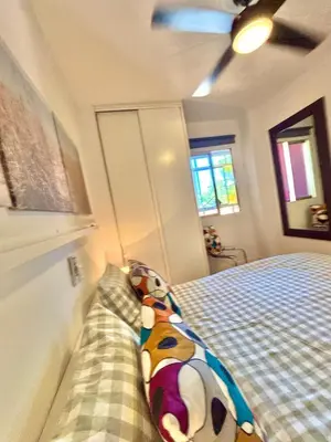 Cama o camas de una habitación en Cosy Garden View Apartment Tinache