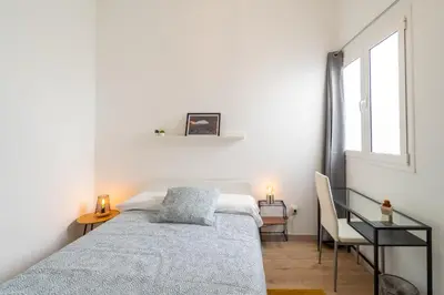 Cama o camas de una habitación en Un Lugar House Canteras - Coliving