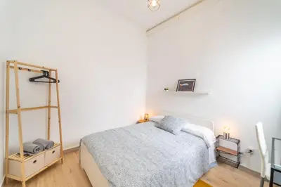 Cama o camas de una habitación en Un Lugar House Canteras - Coliving