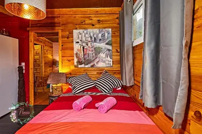 Cama o camas de una habitación en Finca OASIS Fataga
