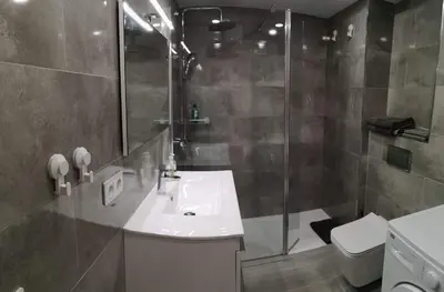 Un baño de Top-Apartment in Apartamentos Danubio, 4 Etage, Poolblick und seitlicher Meerblick, Wohnzimmer und 1 Schlafzimmer, im Herzen von Playa del Inglés , Gran Canaria