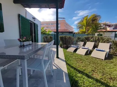 Jardín al aire libre en 2 bedroom bungalow aguamarina