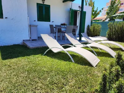 Jardín al aire libre en 2 bedroom bungalow aguamarina