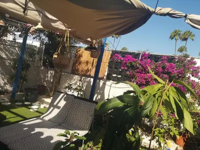 Jardín al aire libre en Yumbo room