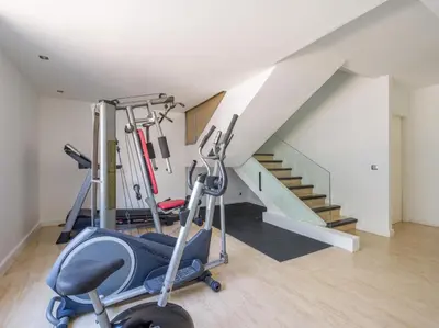 Gimnasio o instalaciones de fitness de Entire Home Meloneras BBQ, PoolGolf