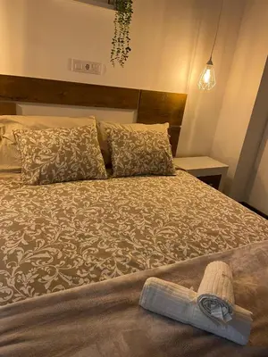 Cama o camas de una habitación en Canary apartments arava
