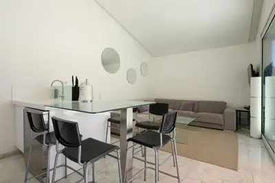 Zona de estar de FaroVela Suites Pasito Blanco