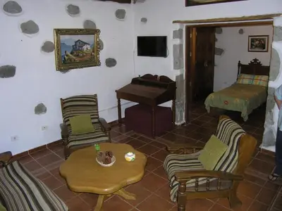 Zona de estar de Vivelorural - La Casita de Andrés 1 en Agüimes