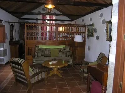 Zona de estar de Vivelorural - La Casita de Andrés 1 en Agüimes