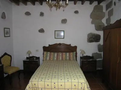 Cama o camas de una habitación en Vivelorural la casita de Andrés 2, Agüimes