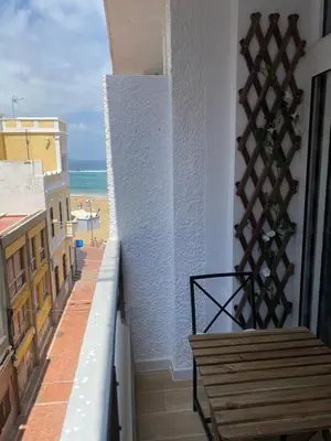 Un balcón o terraza de Beach balcony lounge