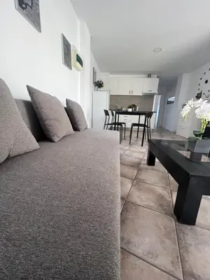 Zona de estar de San Agustin2, quiet apartment close to the beach