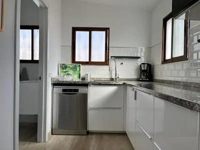 Una cocina o zona de cocina en Bungalow Yumbo