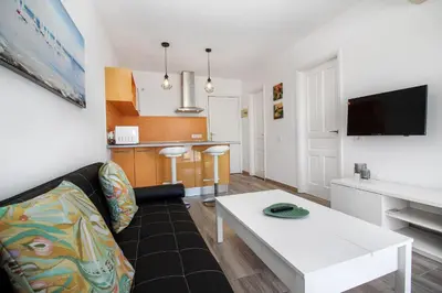 Una cocina o zona de cocina en Amadores Top Views apartment