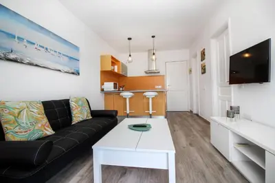 Una cocina o zona de cocina en Amadores Top Views apartment
