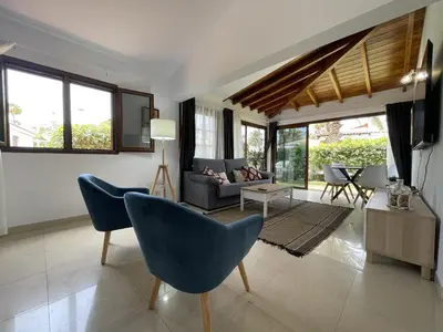 Zona de estar de Deluxe Las Vegas Golf - by Gestión Vacacional Canarias