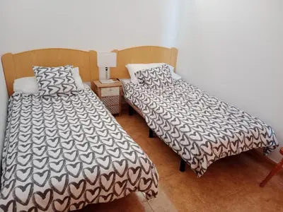 Cama o camas de una habitación en EL MORRO SEA VIEW APARTMENT