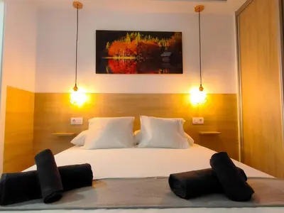 Cama o camas de una habitación en Stylish Friendly Holiday Home