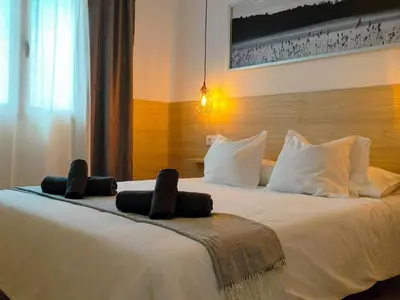 Cama o camas de una habitación en Stylish Friendly Holiday Home